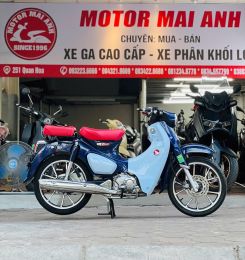 Honda super cub xanh tím 2023